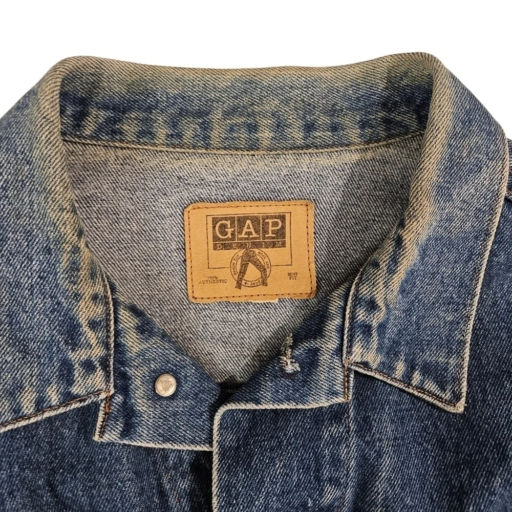 Vintage Gap Y2K Denim Jean Jacket - Picture 7 of 7